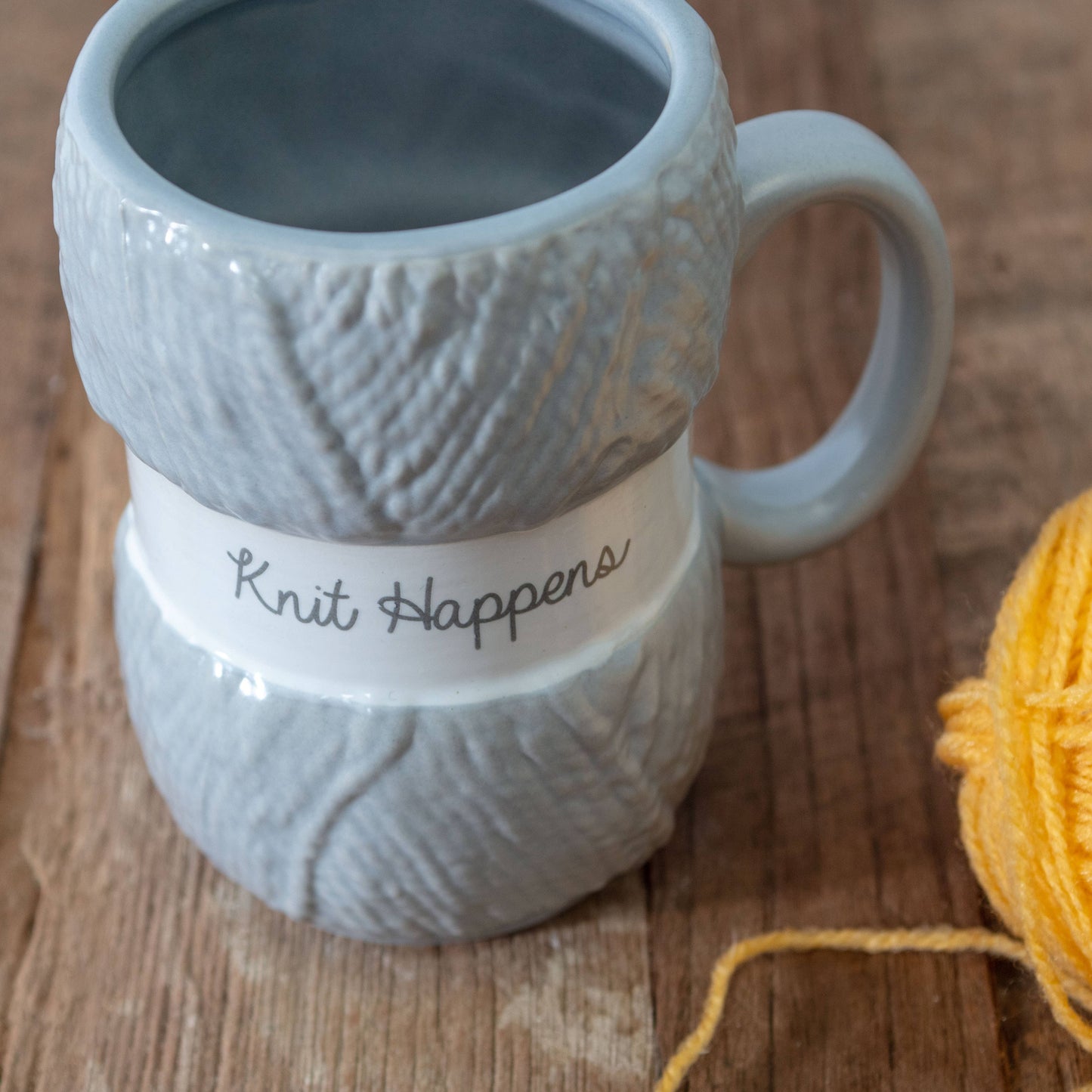 'Knit Happens' strikkekopp